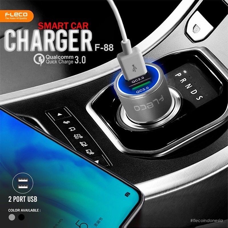 Jual Adaptor mobil/cescesan mobil 2usb smart charger atau Penggisian
