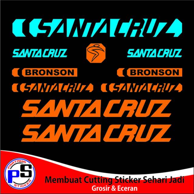 Jual Decal Frame Sepeda Santa Cruz Bronson Sticker Cutting | Shopee ...