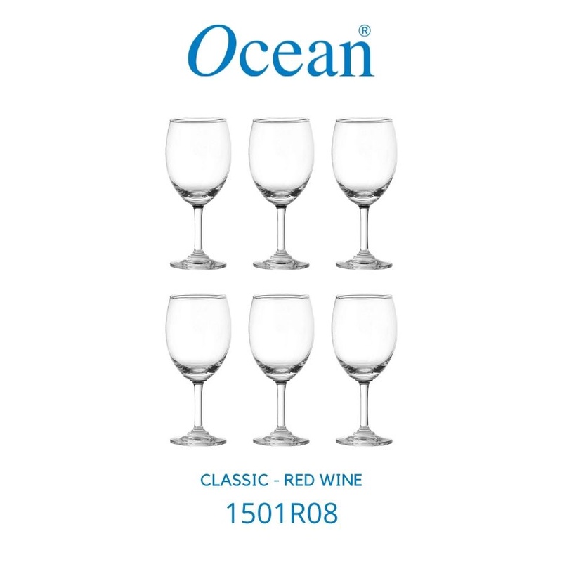 Jual OCEAN GLASS - CLASSIC RED WINE 8 OZ ( 230 ML ) | Shopee Indonesia