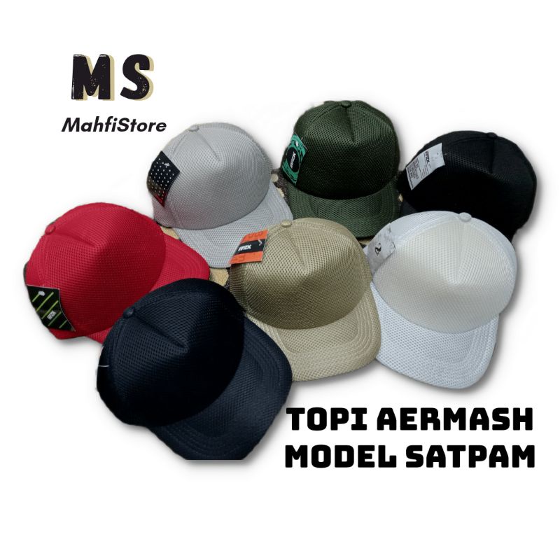 Jual COD Topi DM Jala Polos / Topi Full Jaring Double Mess Polos / topi ...