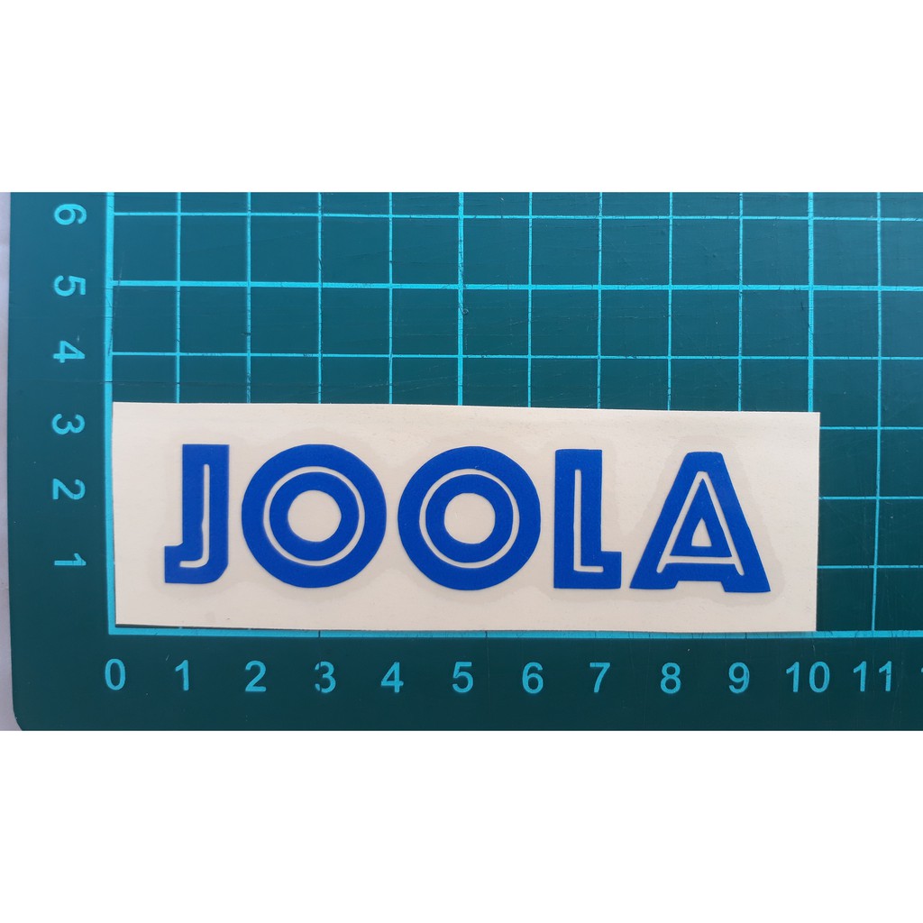 Jual Cutting Sticker Stiker JOOLA Tenis Meja | Shopee Indonesia