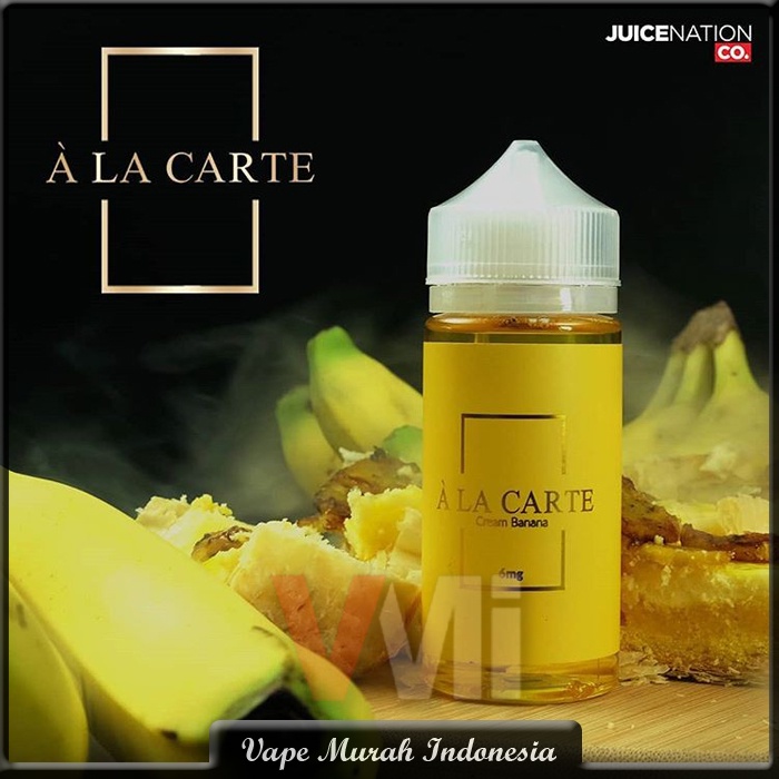 Jual Alacarte Banana Custard ( Kuning ) Liquids 100ml Shopee Indonesia