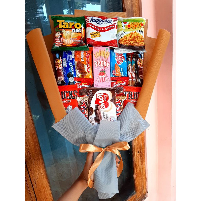 Jual Bucket Snack Murah Buket Wisuda Murah Bucket Snack Wisuda Bucket Boneka Wisuda Buket Pocky