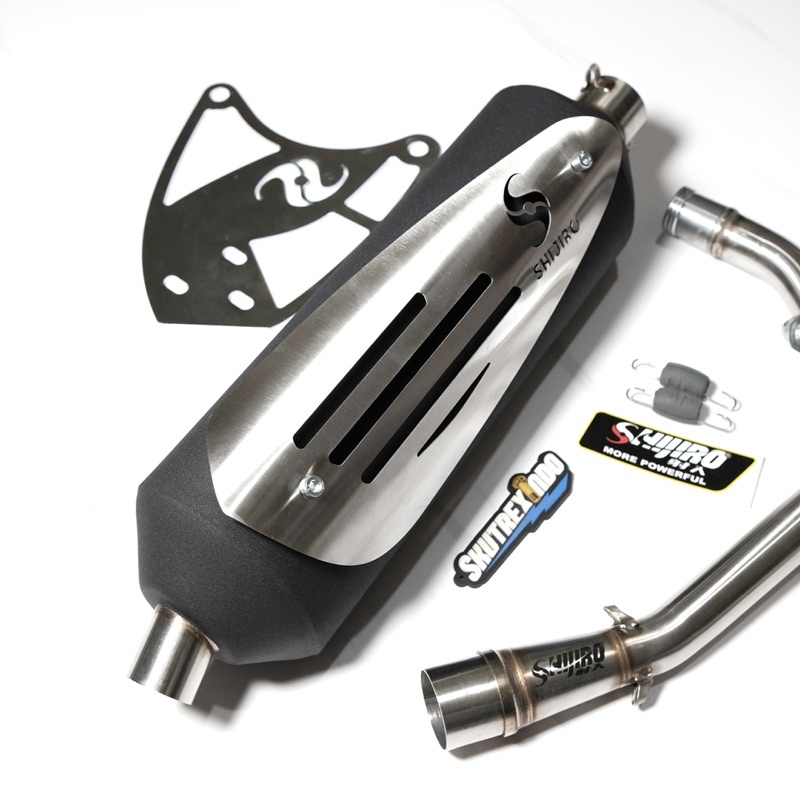 Jual Knalpot Shijiro Standard Racing Vespa | Shopee Indonesia