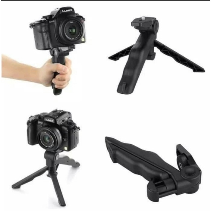 Jual Tripod Hp Dan Camera Tangan Mini Youtuber + Holder U Atau Shotgun ...