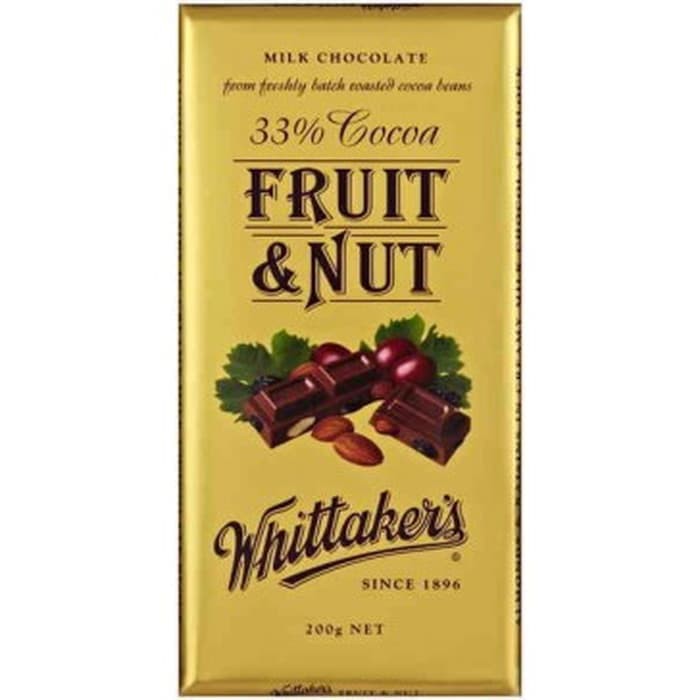 Jual Promo !! Whittaker'S Fruit & Nut Chocolate Bar Coklat Impor