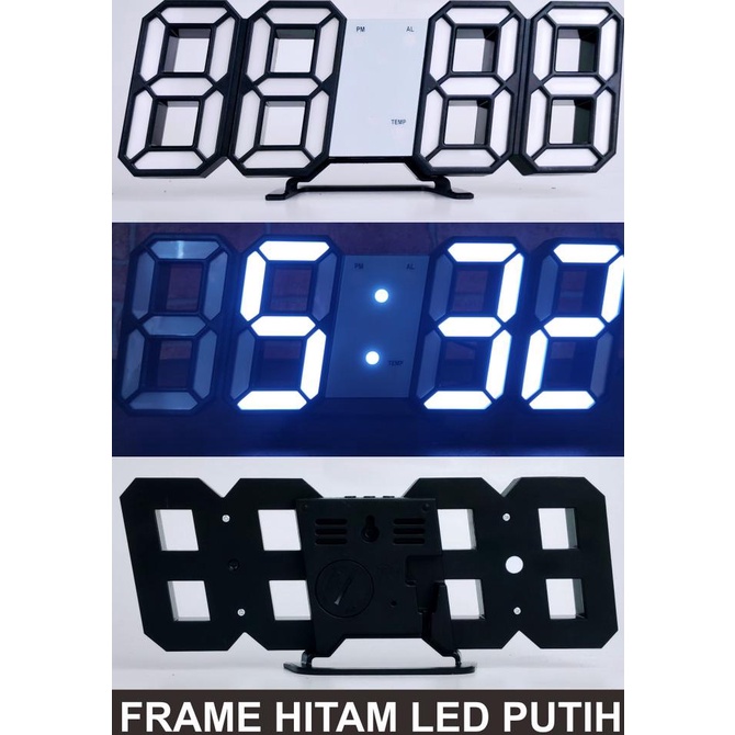 Jual Jam LED Digital Minimalis Jam Meja Dan Dinding Wall Clock Table ...