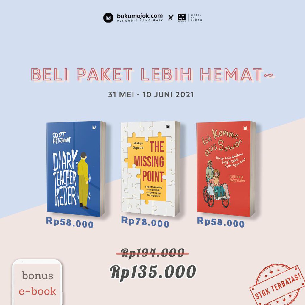 Jual Paket Hemat 3 Buku Terbaru Mojok dan EA Book | Shopee Indonesia