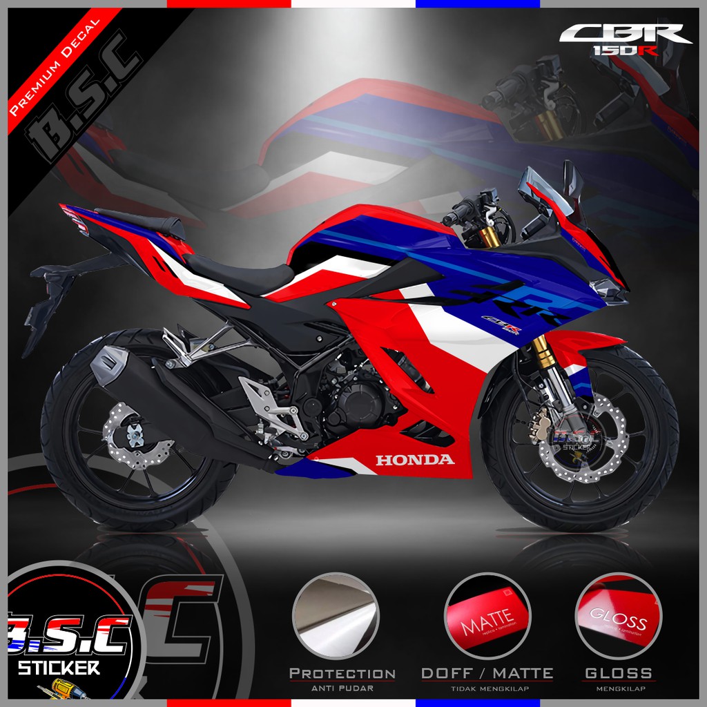 Jual Sticker Motor Stiker Decal FULL BODY ALL NEW CBR 150R 2021 Motif ...