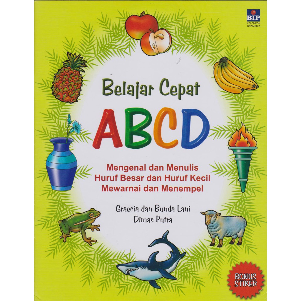 Jual Buku Aktivitas Anak Belajar Cepat ABCD Huruf Besar Kecil Mewarnai ...