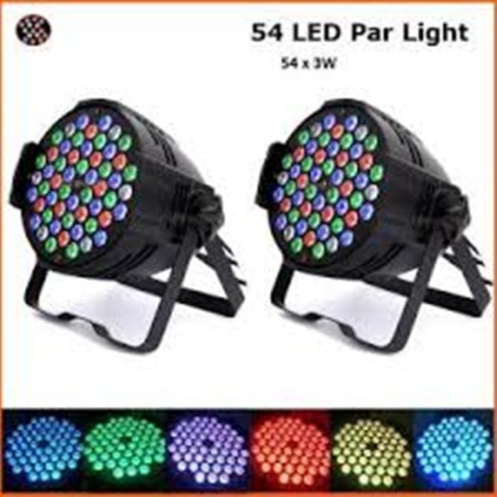 Jual Lampu Sorot Panggung Led Par Light 54 Rgb Cahaya Disko Disco Lamp Led Shopee Indonesia 