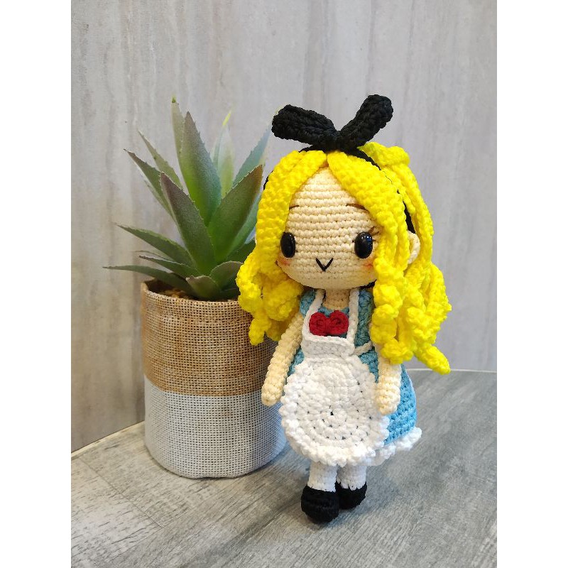 Jual Boneka Rajut Amigurumi Disney Alice in Wonderland | Shopee Indonesia