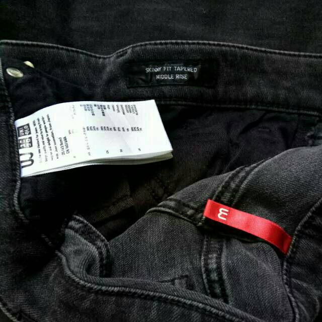 Uniqlo jeans skinny fit tapered sales