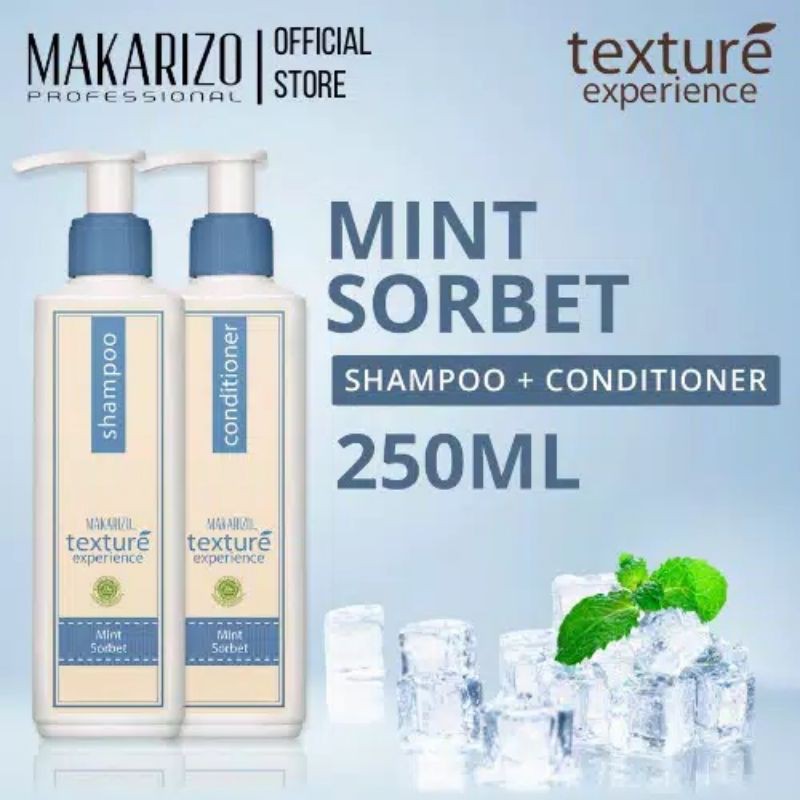 Makarizo Bundling Paket Sampo& Conditioner (MINT)
