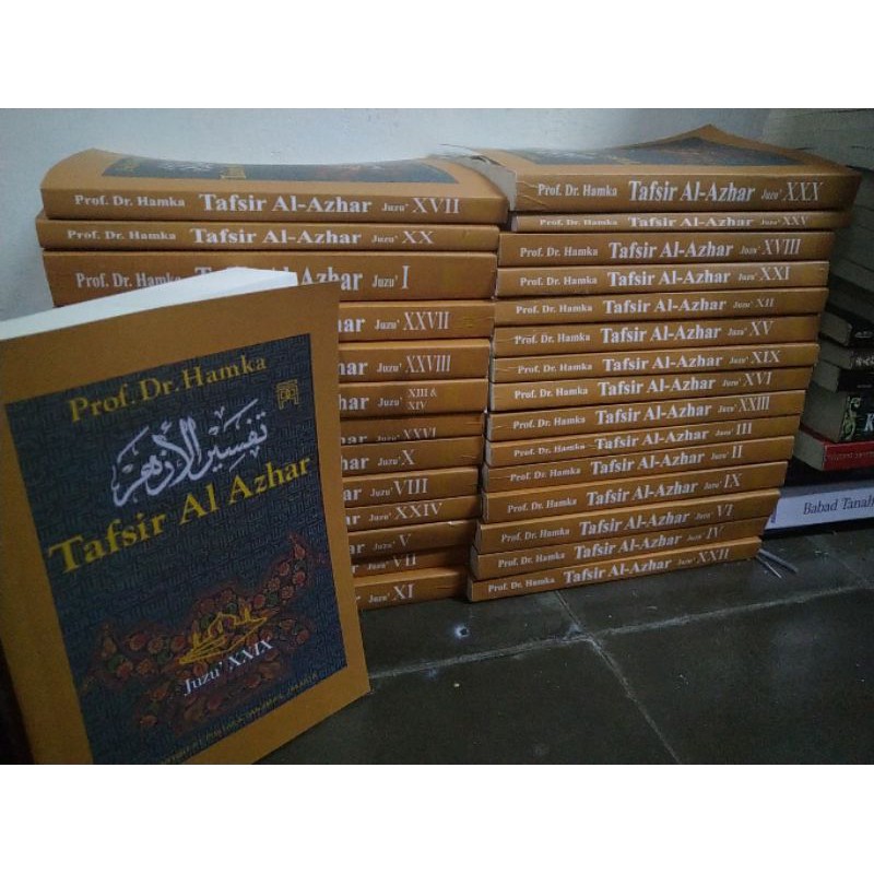 Jual Tafsir Al Azhar • Prof Dr Hamka 30 Jilid Lengkap Soft Cover