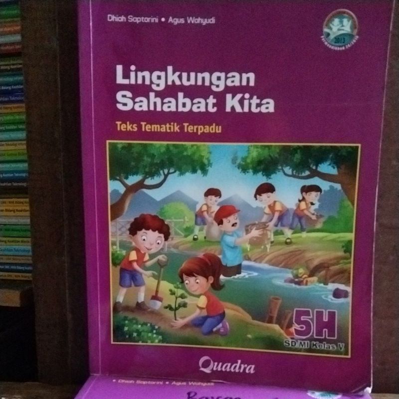 Jual teks tematik terpadu untuk SD kelas 5 5 h penerbit quadra | Shopee ...