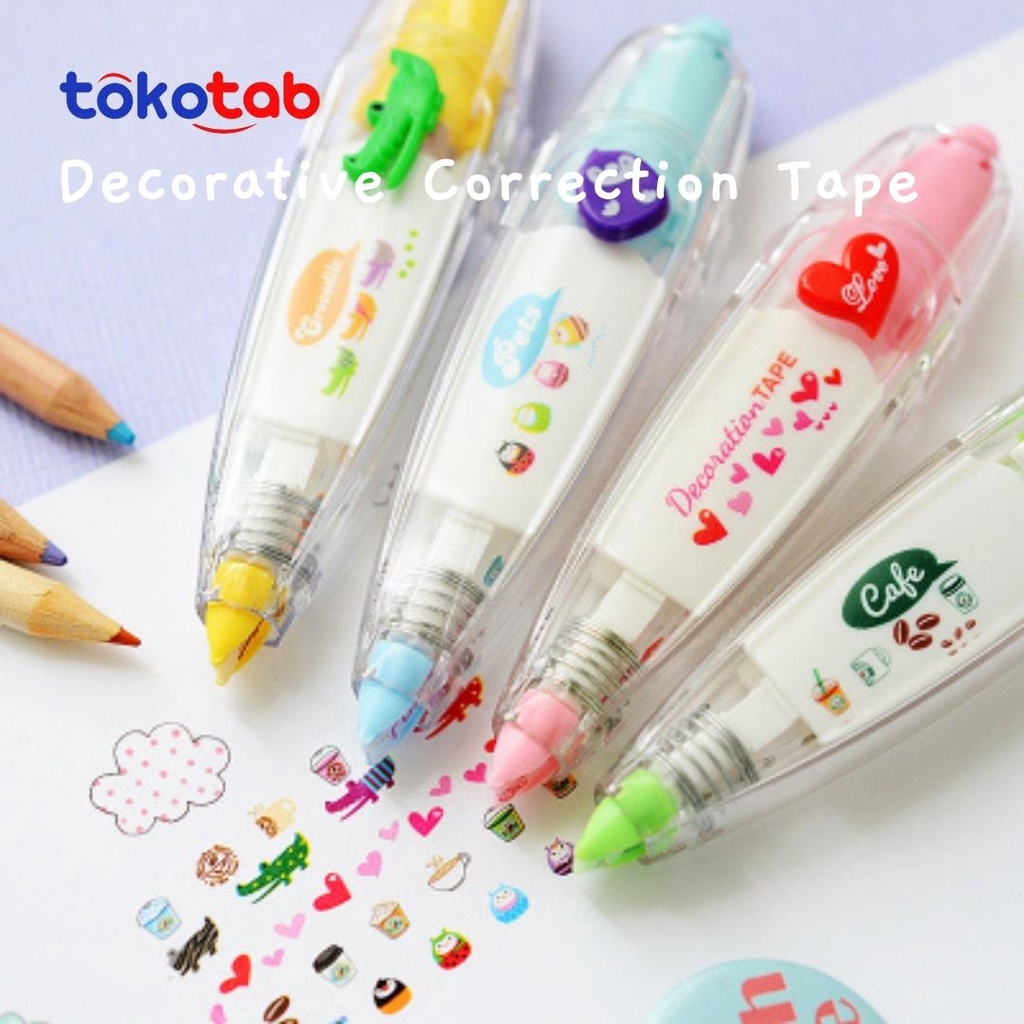 Jual Tokotab - Correction Tape Washitape Decoration Tape/Decorative ...