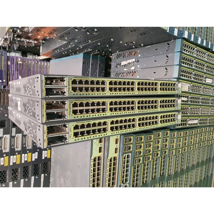 Jual Cisco Catalyst 3750G Series 24Port Gigabit PoE 24 PORT | Shopee ...