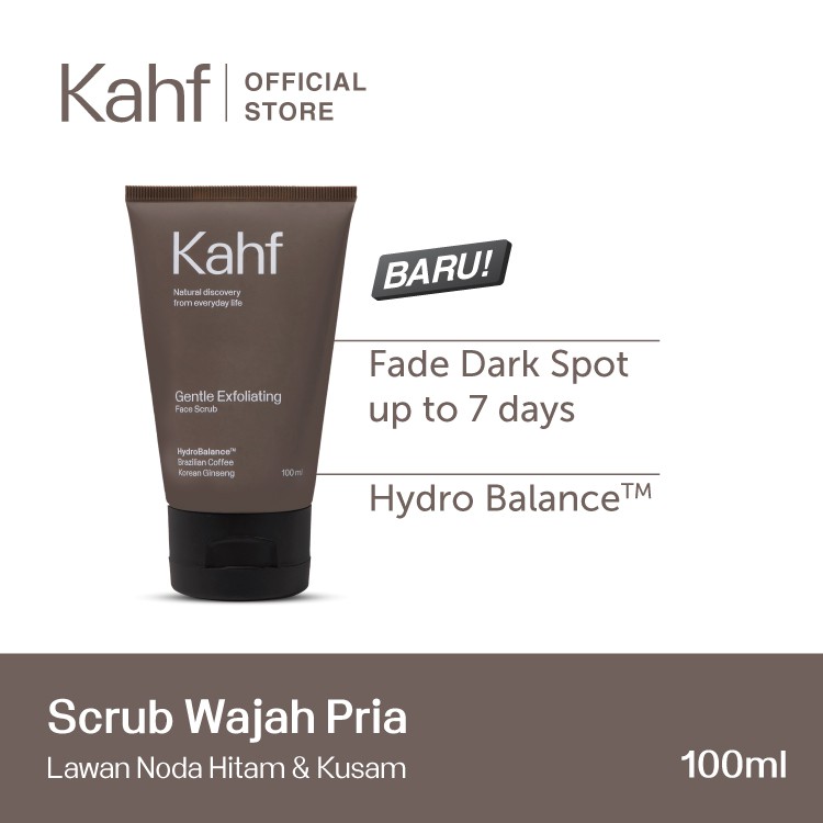 Jual Kahf Gentle Exfoliating Face Scrub 100 ml Shopee Indonesia