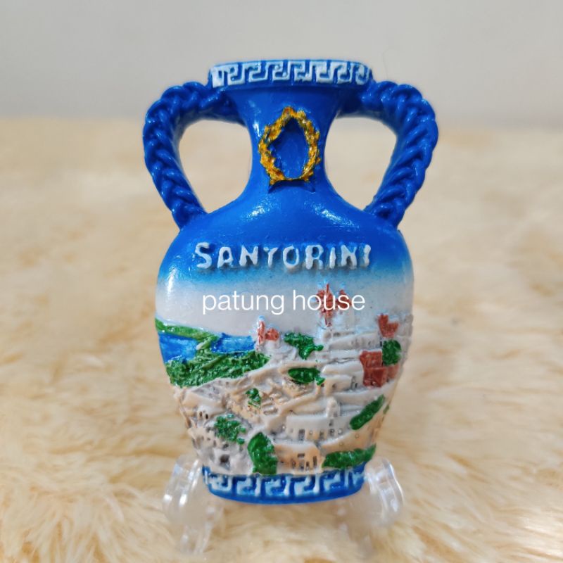 Griekenland Santorini Koelkastmagneten Decoratieve Magneet Flesopener Toerist Stad Reizen Souvenir Collectie Gift Sterke Koelkast Sticker
