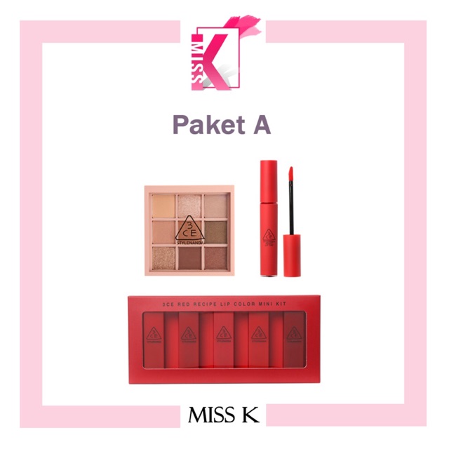 Jual 3ce makeup set | Shopee Indonesia