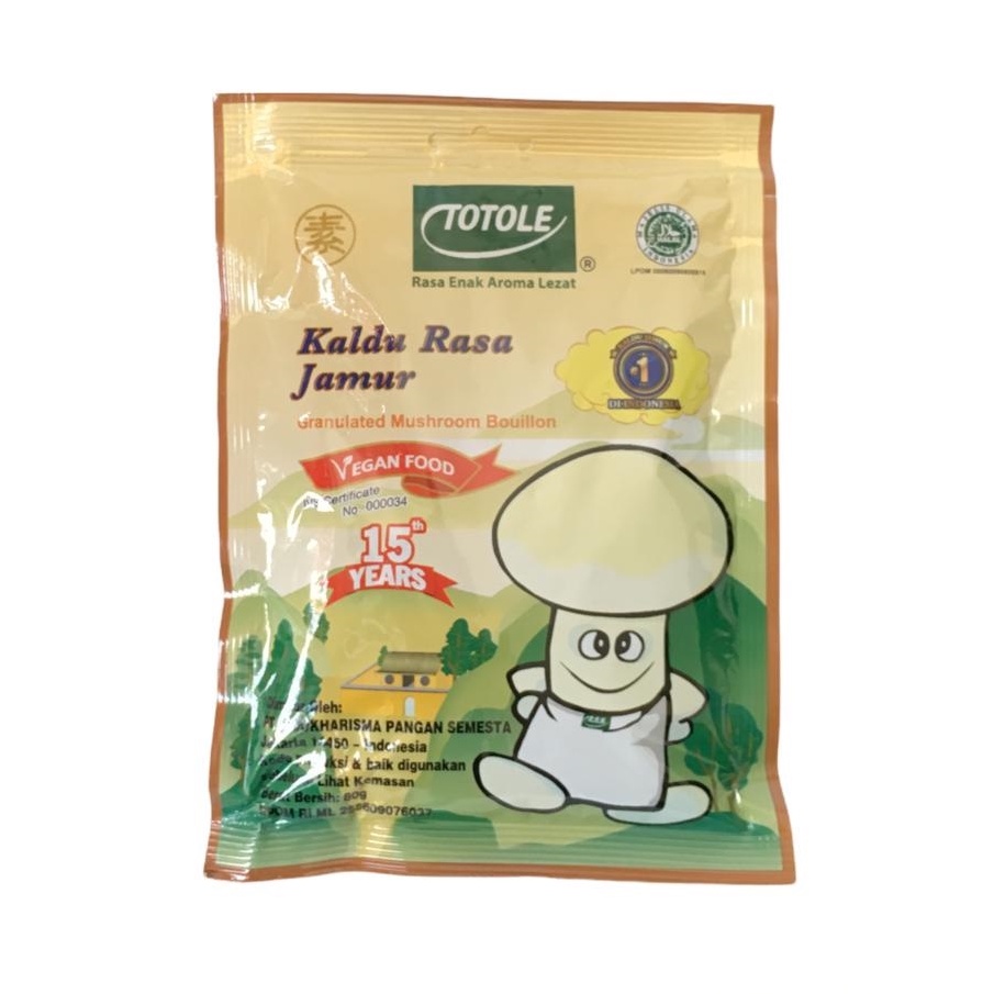 Jual Totole Kaldu Rasa Jamur Vegan Food 80gr | Shopee Indonesia