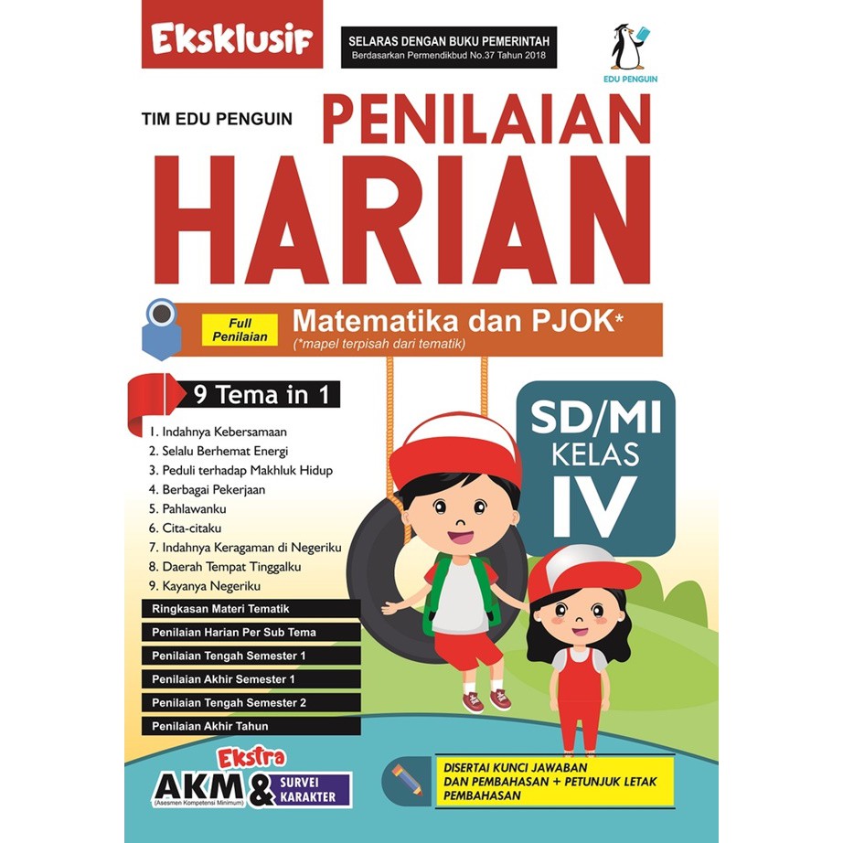 Jual Kumpulan Soal Ulangan Tematik Eksklusif Penilaian Harian + Akm Sd ...