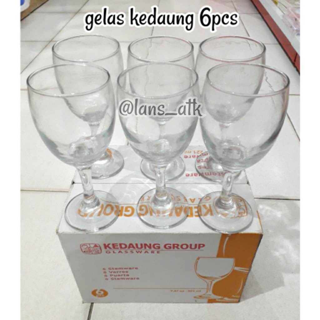 Jual Gelas Kaca Kedaung 221ml Glassware Kedaung 6pcs Gelas Kaki Kaca Shopee Indonesia 6948