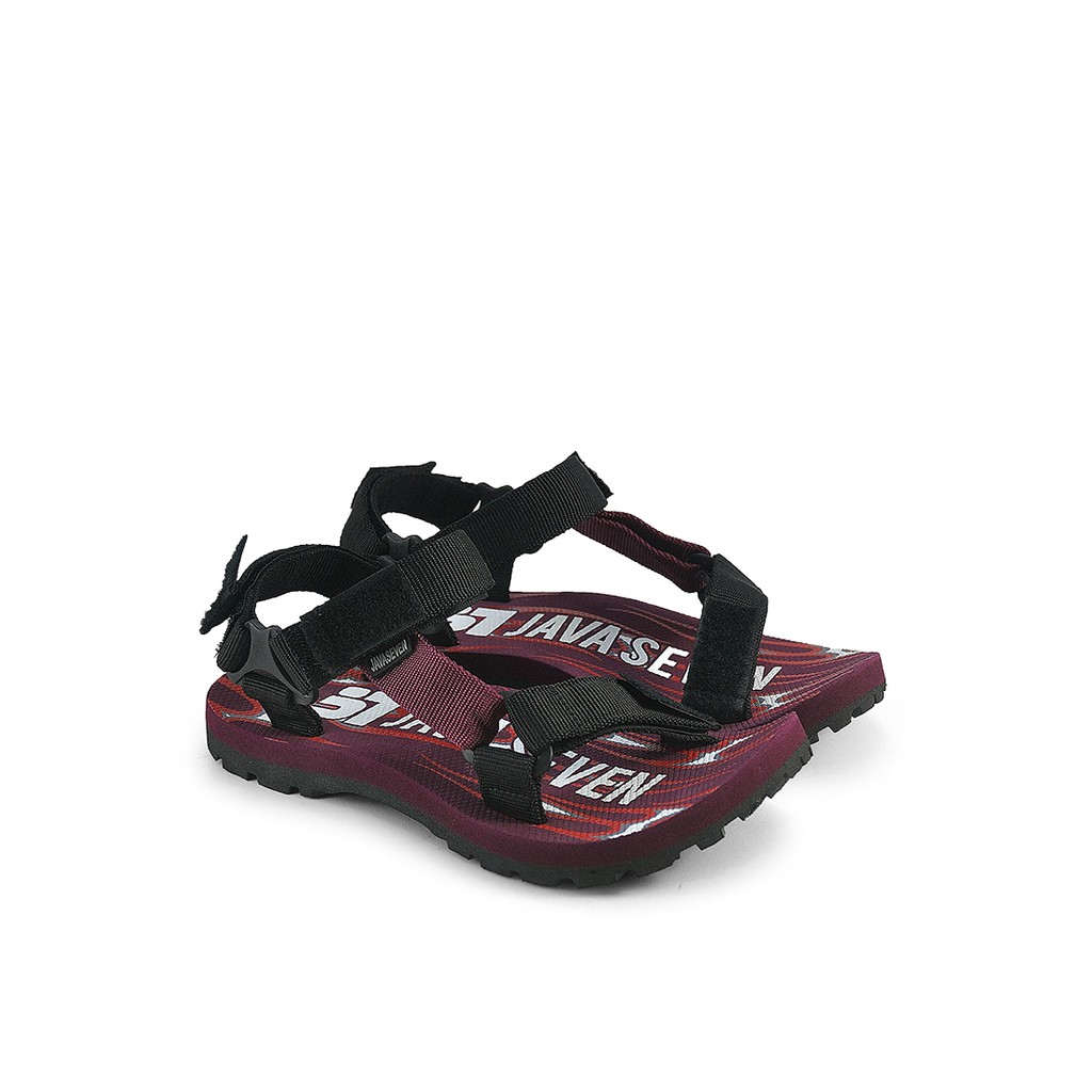 Jual JAVA SEVEN SANDAL GUNUNG PRIA [MDJ 019] - MAROON KOM | Shopee ...