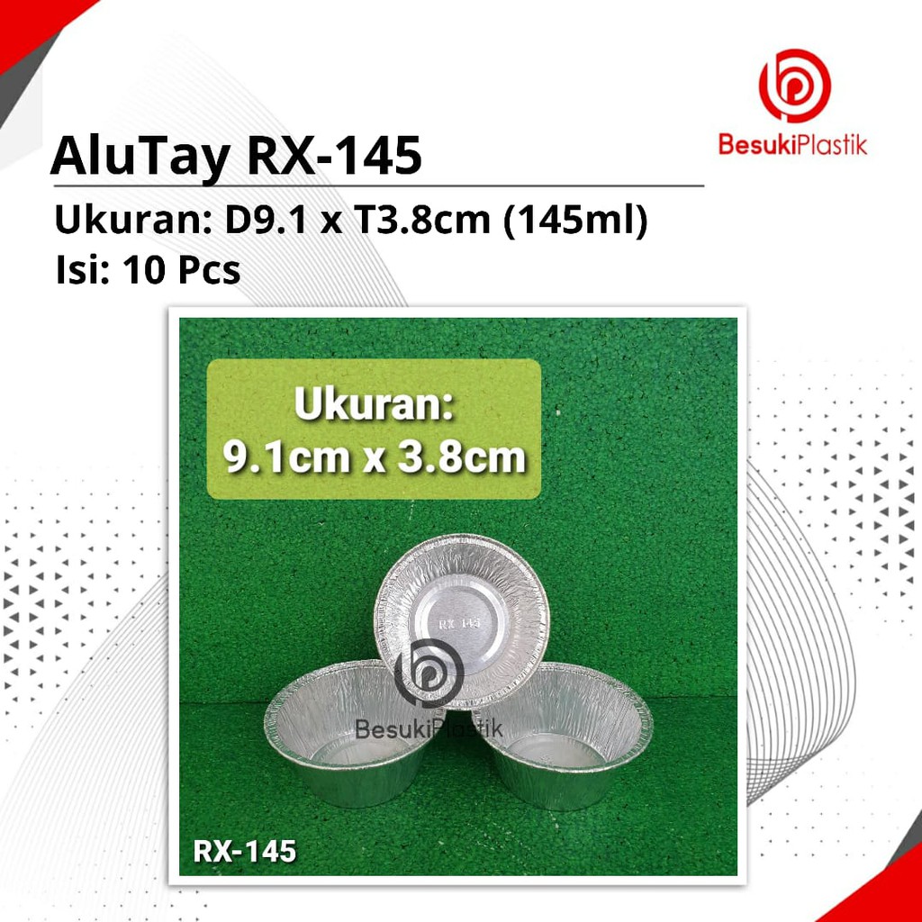 Jual Aluminium Tray RX 145 / AluTray RX145 / Tray Aluminium Bulat RX145 ...