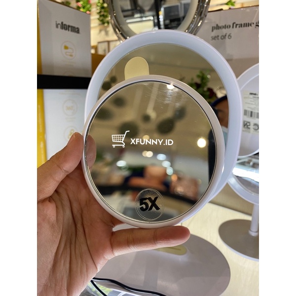 Jual INFORMA MAGNIFYING MIRROR (CERMIN KACA MAKE UP BULAT & KOTAK ...