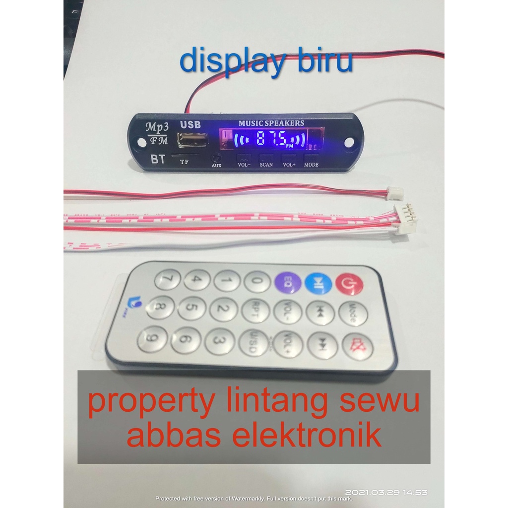 Jual Mp3 bluetooth receiver modul kit MP3 player bluetooth VIRE VTF