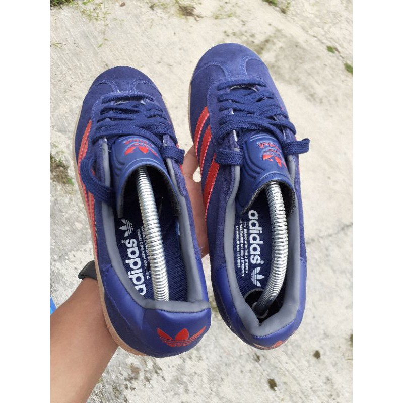 Jual ADIDAS MI GAZELLE NAVY RED GUM Shopee Indonesia