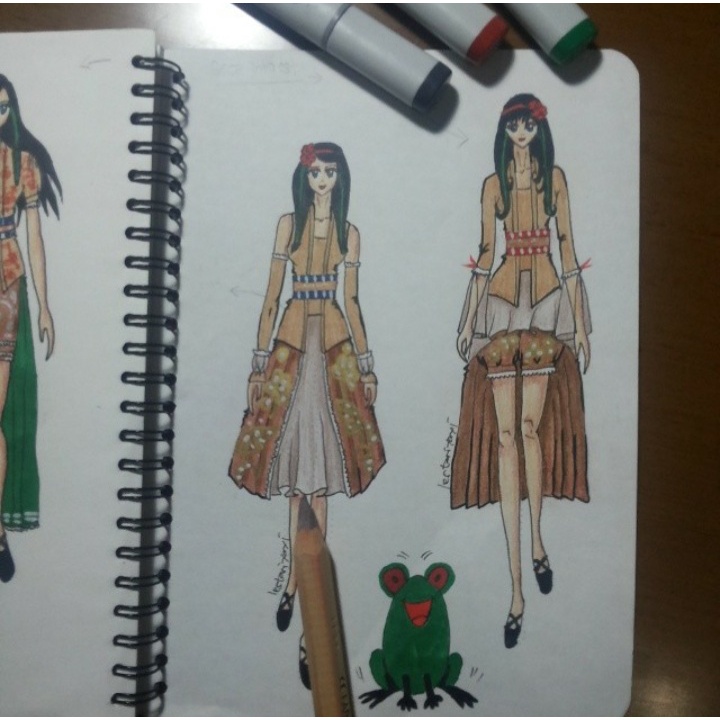 Jual Jasa Sketsa Desain Fashion/Fashion Design/Fashion Sketch/Desain Baju/Fashion Designer