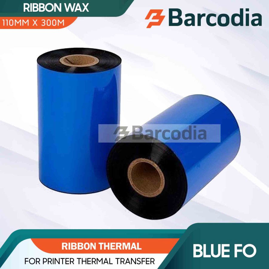 Jual Barcodia Thermal Ribbon Wax Barcode Face Out 110x300mm | Shopee ...
