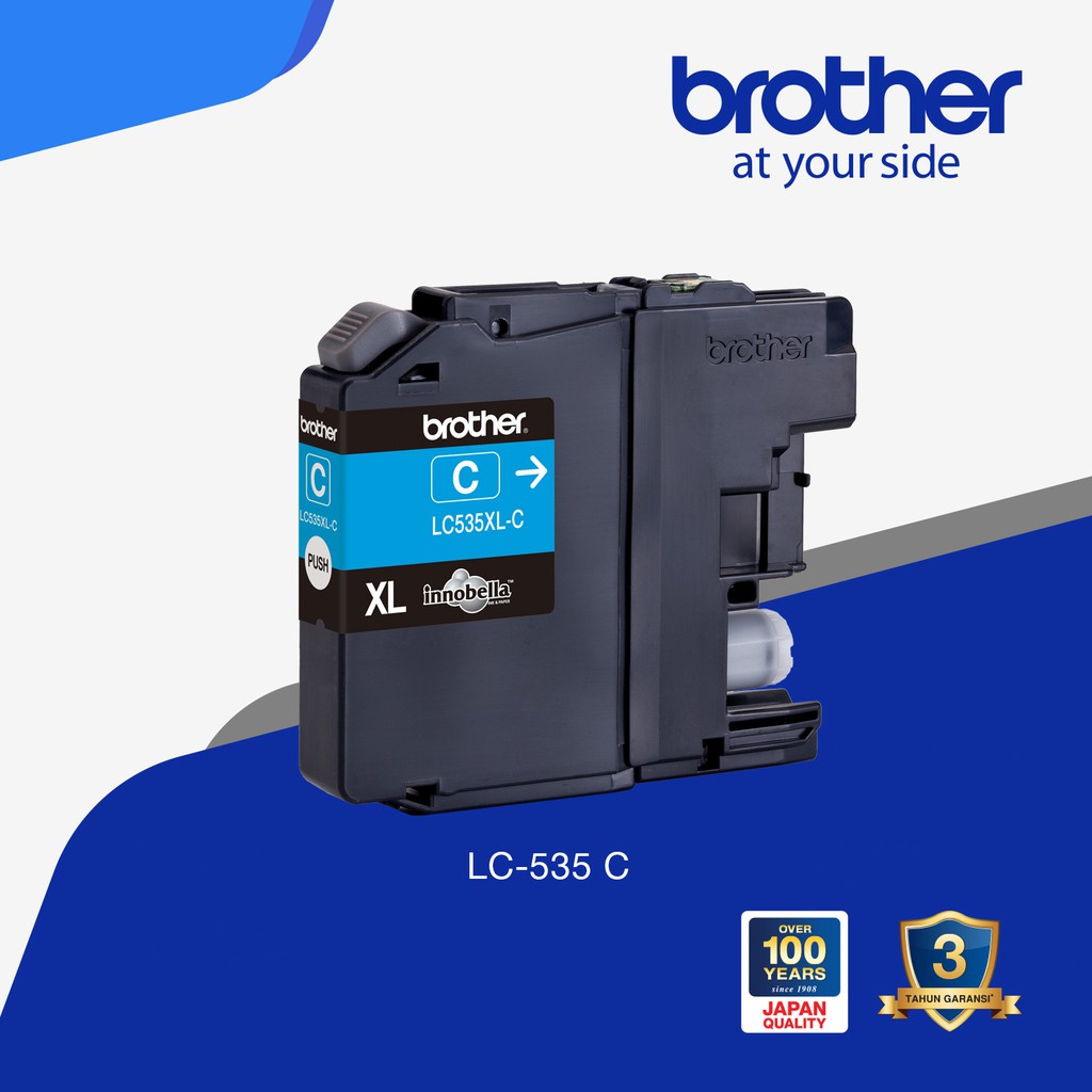 Brother Ink Cartridge LC-535XL C/M/Y for DCP-J100, J105 & MFC-J200