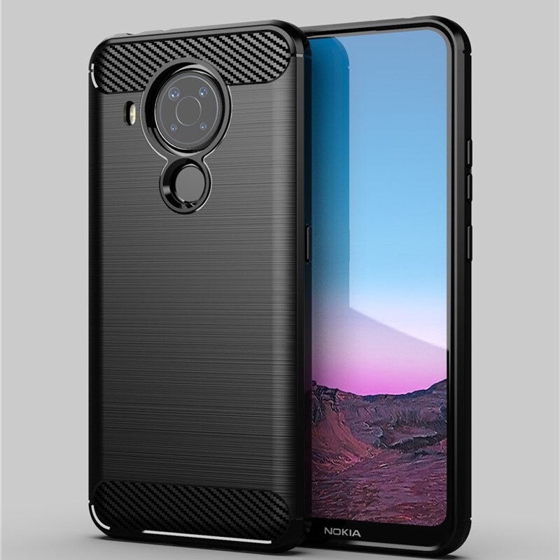 Case Nokia 2021 Softcase Nokia 2021 Carbon Brushed Armor Original