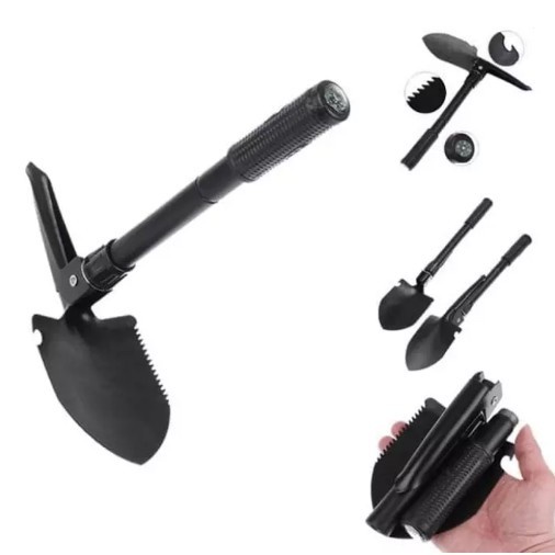 Jual Sekop Cangkul Pacul Mini Lipat Portable Folding Camping Shovel ...