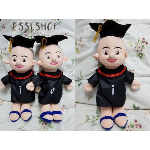 Jual Wisudaboneka- Boneka Wisuda Upin/ Ipin/ Hadiah Wisuda/ Boneka