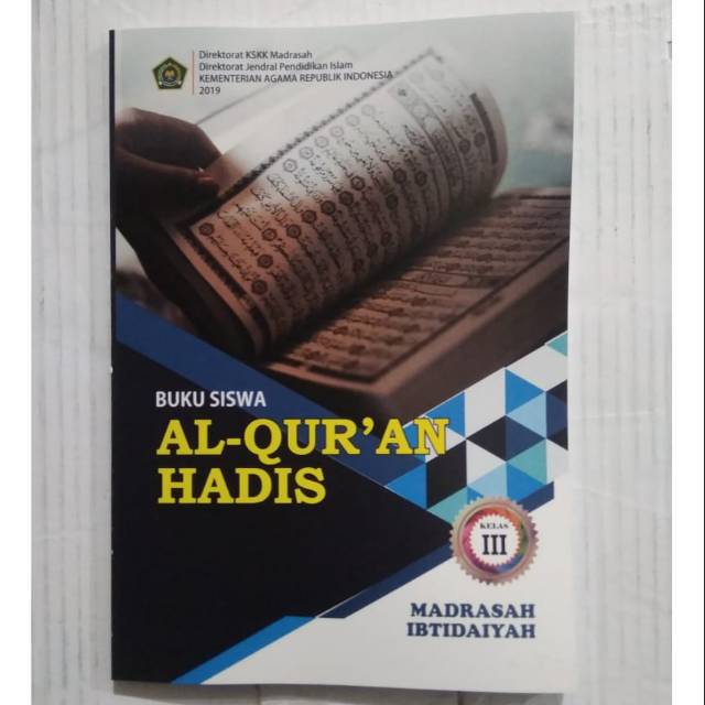 Jual BUKU SISWA AL QUR'AN HADIST KELAS 3 MI KURIKULUM 2019 | Shopee ...