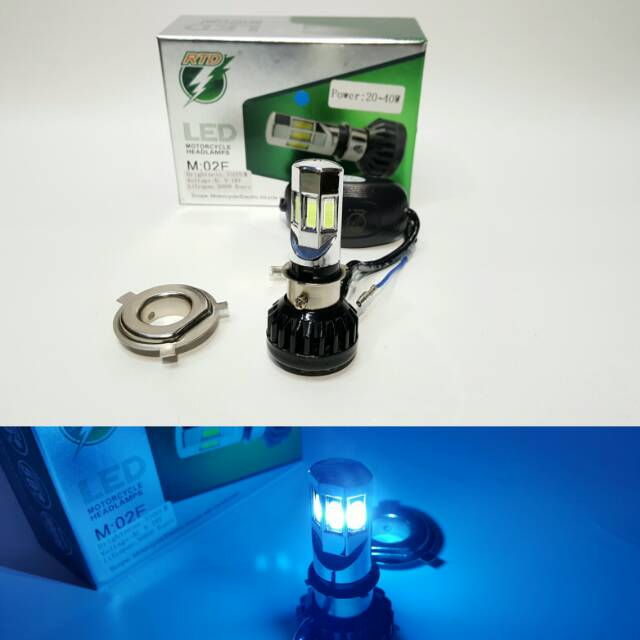 Jual Lampu Led Motor RTD 6sisi Iceblue | Shopee Indonesia