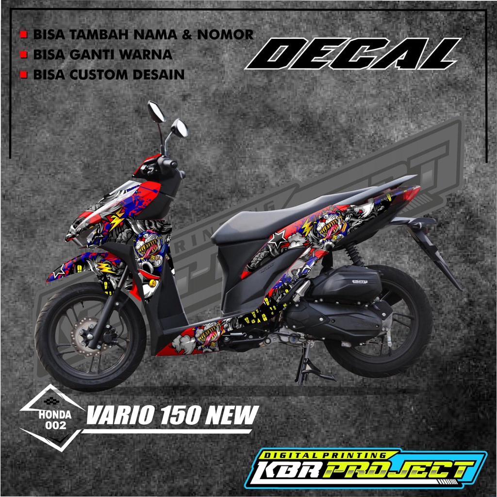 Jual [COD] DECAL VARIO STICKER VARIASI FULL BODY LIST VARIO 150N NEW