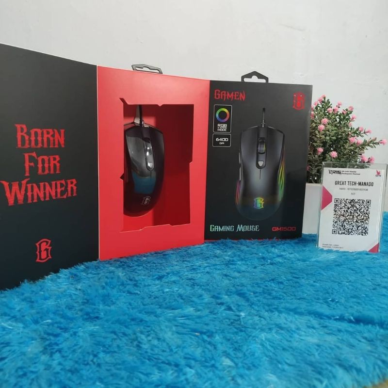 Jual Mouse Gaming Gamen RGB GM1500 | Shopee Indonesia