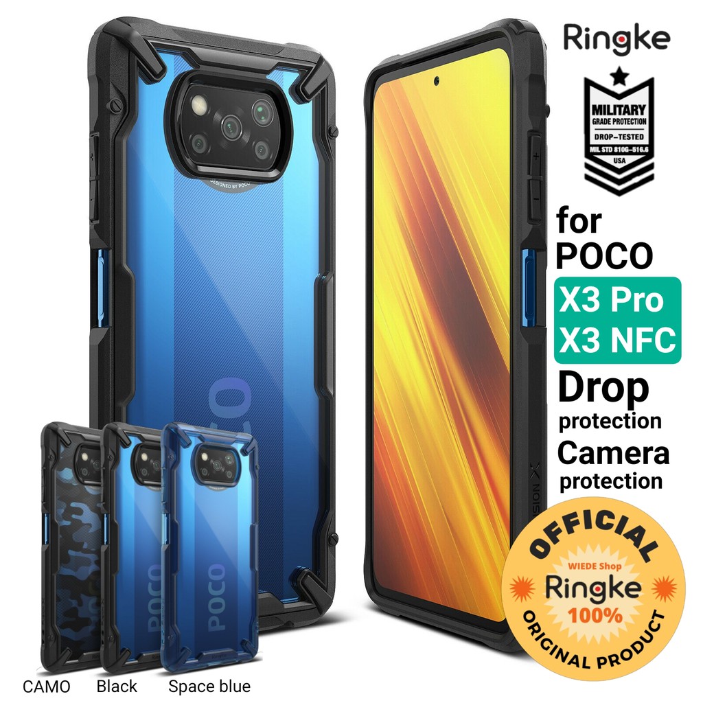 Jual Case Xiaomi POCO X3 PRO / POCO X3 NFC RINGKE Fusion X Anti Crack ...