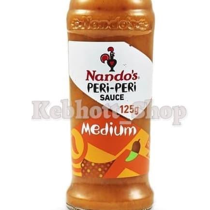 Jual NANDO'S NANDOS PERI-PERI PERI PERI SAUCE MEDIUM 125 GR SAUS SAMBAL ...