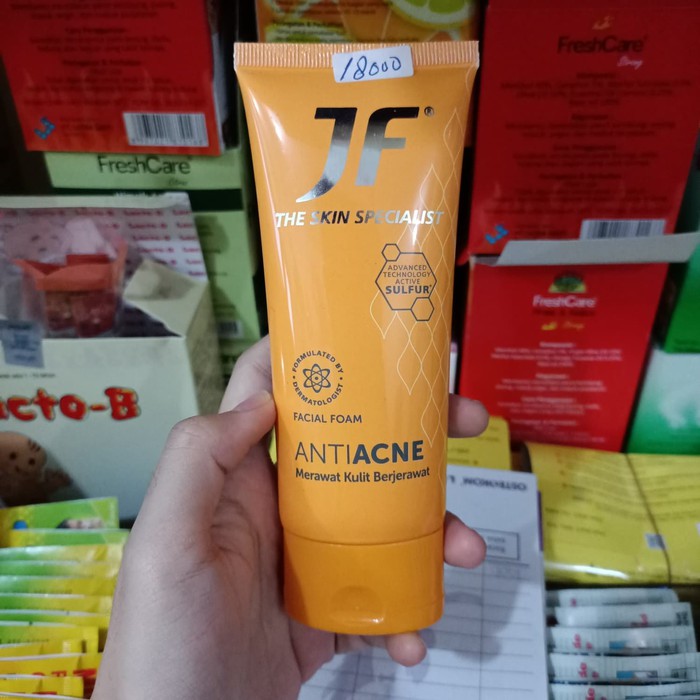 Jual Jf Acne Facial Foam G Shopee Indonesia