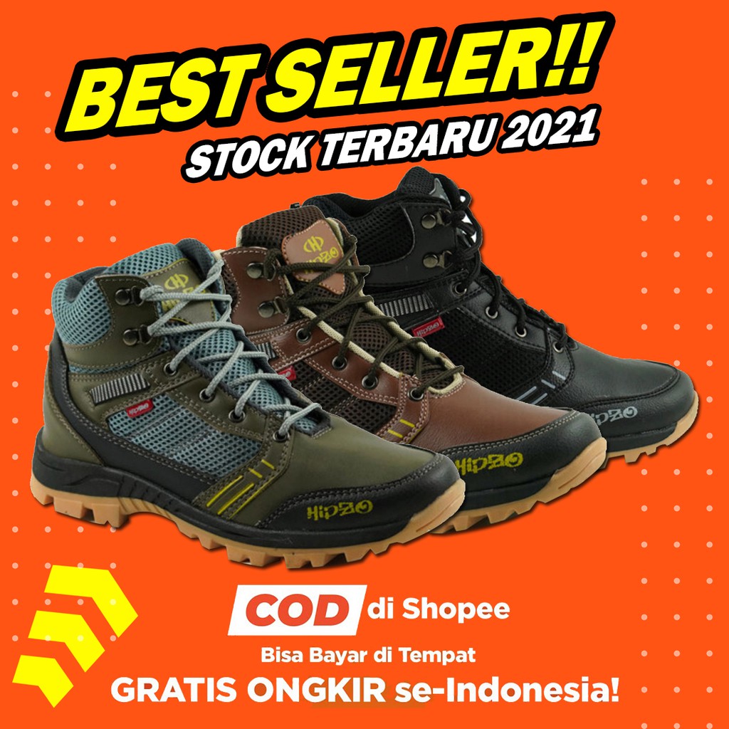 Jual (COD) Sepatu Hiking Semi Boots Paramount Pendaki Gunung Tactical ...