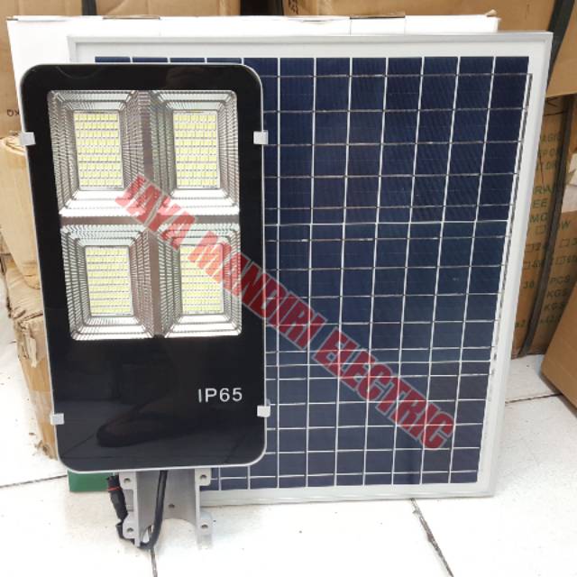 Jual LAMPU JALAN SOLAR LED PANEL 100W / PJU TENAGA SURYA 100WATT 100 ...