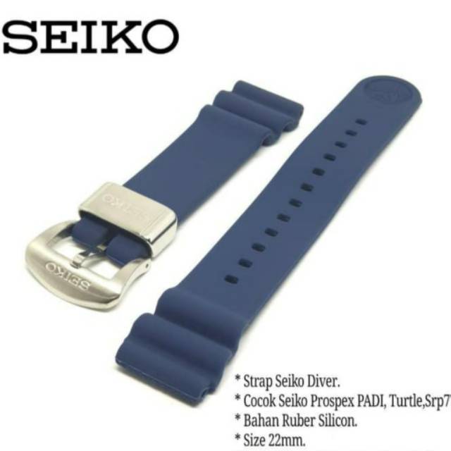 Jual TALI JAM TANGAN SEIKO DIVER PROSPEK 22MM RUBBER SILICONE SEIKO DIVER PROSPEK 22MM Shopee Indonesia