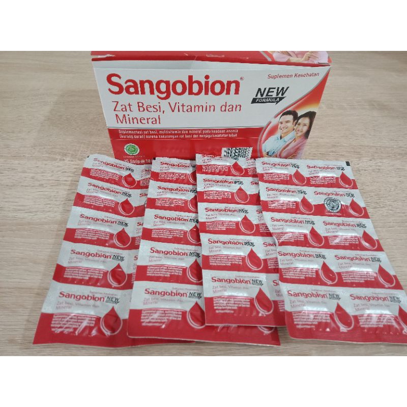 Jual Sangobion (1 Strip isi 10 Tablet) | Shopee Indonesia